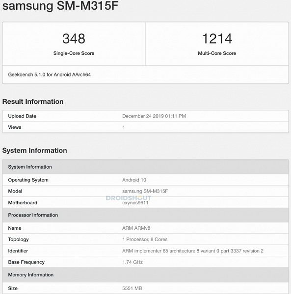 Samsung Galaxy M31