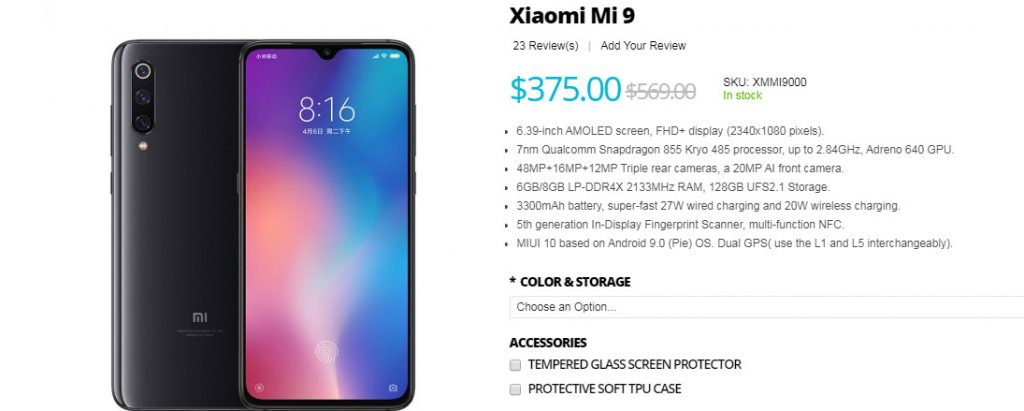 Xiaomi Mi 9