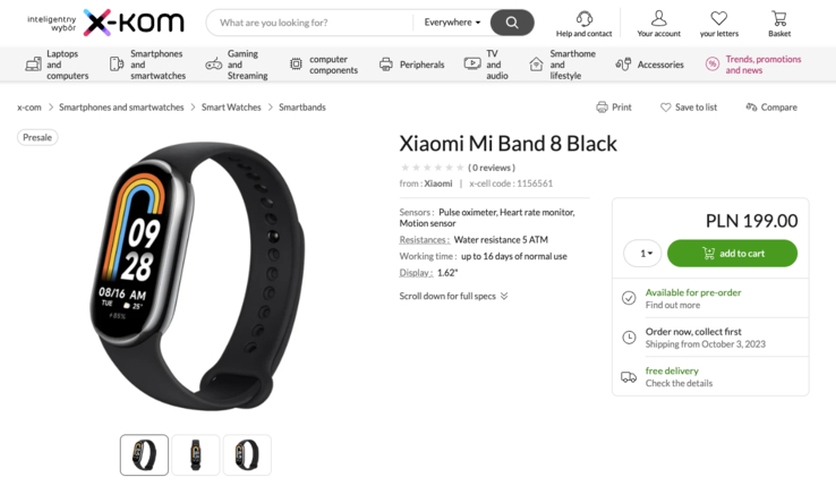 Xiaomi Mi Band 8