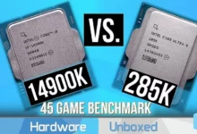 Intel Core Ultra 9 285K порівняли з i9-14900K