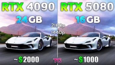 RTX 5080 порівняли з RTX 4090